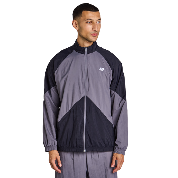 New Balance Sport Legacy Trainingspakken Heren - Grijs - Maat XS - Poly Woven