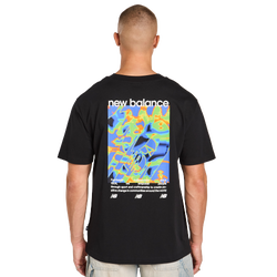 Uomo T-Shirts - New Balance Heat Map Forward Thinker - Black Bk-Black Bk-Black Bk