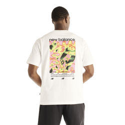 Uomo T-Shirts - New Balance Heat Map Forward Thinker - White Wt-White Wt-White Wt