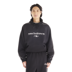 Men Hoodies - New Balance Trackside - Black Bk-Black Bk-Black Bk