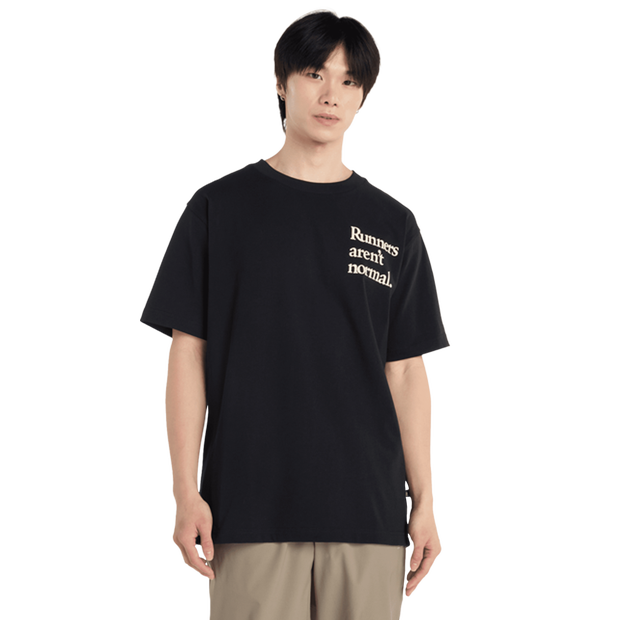 New Balance Runners Arent Normal T-shirt Hombre Camisetas - Negro - Talla M - Tejido Jersey de algodón