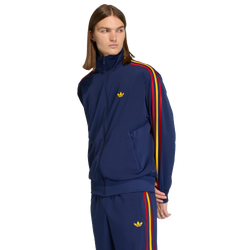Heren T-Shirts - adidas Firebird Track Top - Dark Blue-Crew Yellow