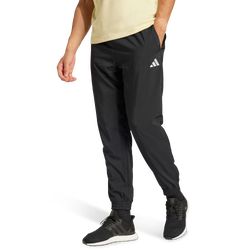 Men Pants - adidas Essentials Tracksuit Bottoms - Black-White