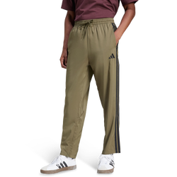 Herren Hosen - adidas Essentials 3-Stripes Joggers Open Hem - Olive Strata-Black