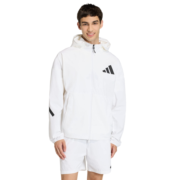 Adidas Z.n.e. Woven Track Top Uomo - Top da pista Bianco - Taglia XXL - Nylon