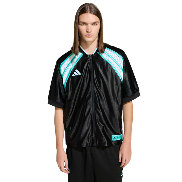 Adidas mercedes Uomo - Magliette Nero - Taglia XL - Poly Mesh