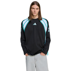 Heren T-Shirts - adidas Mercedes Amg Petronas F1 Las Vegas L/s - Black-White