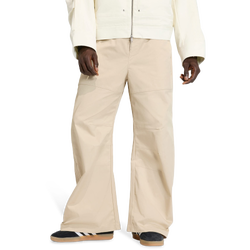 Hombre Pantalones - adidas Premium Essentials Wide Trousers - Stone Khaki-Stone Khaki