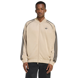 Hombre Track Tops - adidas Sst Adicolor Classics Loose Track Top - Stone Khaki-Black