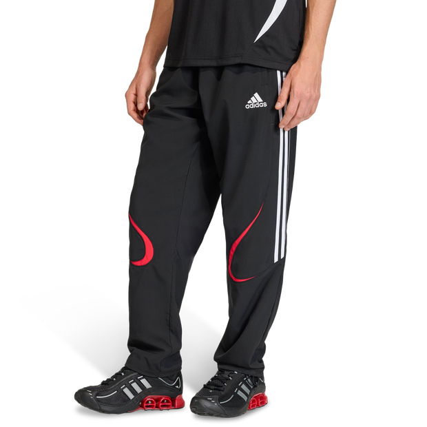 Adidas Teamgeist Adicolor Trackpant Men Pants - Black - Size L - Poly Mesh