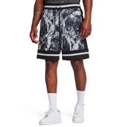Men Shorts - Nike Ja Morant - Black-Lt Smoke Grey-Metallic Silver