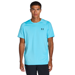 Hombre T-Shirts - Under Armour Hg Fitted - Fresco Blue-Black