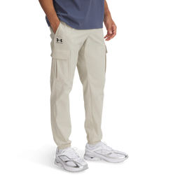 Men Pants - Under Armour Vibe Woven - Khaki Base-Black