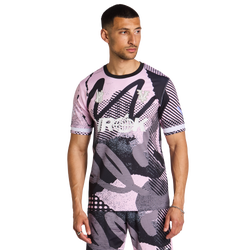 Men T-Shirts - Vrunk Cristal Pink - Cristal Pink-Black