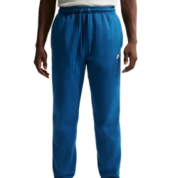 Herren Hosen - Nike Club Cuffed Brushed Fleece Trousers - Court Blue-Court Blue
