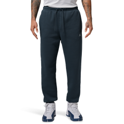 Men Pants - Jordan Brooklyn Fleece Trousers - Squadron Blue-White