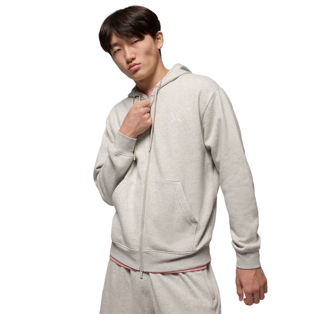 Jordan fleece Men Hoodies - Grey - Size S - Cotton Jersey