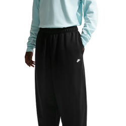 Uomo Pantaloni - Nike Sportswear Club Oversized French Terry - Black-Black