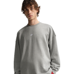 Dark Grey Heather-White