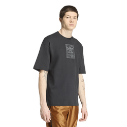 Herren T-Shirts - adidas Camo - Black-Black