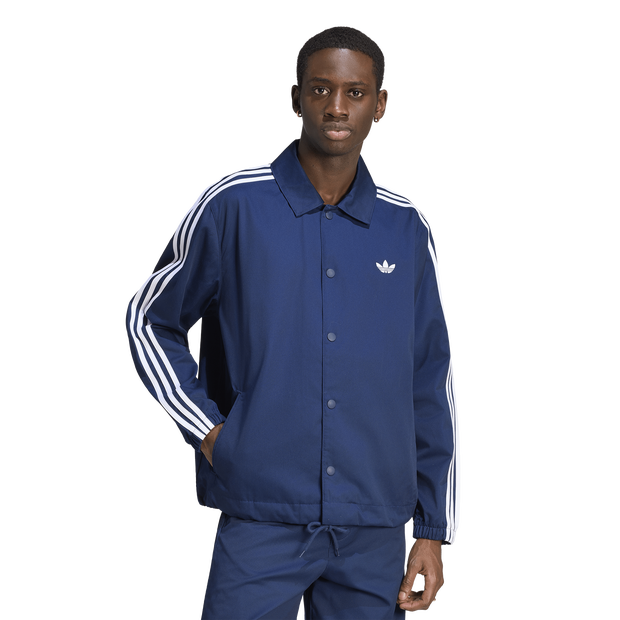 S Herren Jacken - Blau - Größe M - Baumwoll-Canvas Blue M