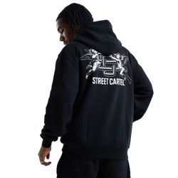 Heren Hoodies - Street Cartel Basement - Black-White