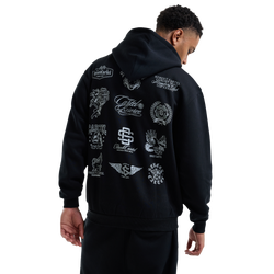 Heren Hoodies - Street Cartel Deniro - Black-Grey