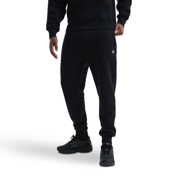 Street Cartel Padrino Herren Hosen - Schwarz - Größe S - Baumwoll-Fleece