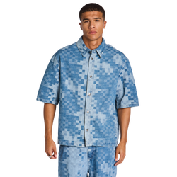 Hombre T-Shirts - Project X Paris Future Past Pixel - Bleu Ciel-Bleu Ciel