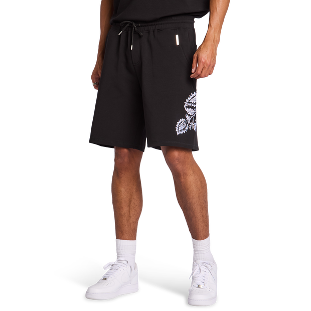Earthsoul Evasion Herren Kurze Hosen - Schwarz - Größe M - Baumwoll-Frottee Black M