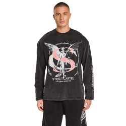 Men T-Shirts - Street Cartel Luma - Black-Black