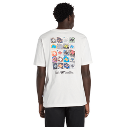 Uomo T-Shirts - New Balance N Collage Tee - Sea Salt-Sea Salt