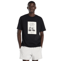 Herren T-Shirts - New Balance 574 Ad Tee - Black-Black