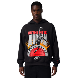 Men Hoodies - Jordan Brooklyn Fleece Pullover Hoodie - Offnoir-Infrared 23