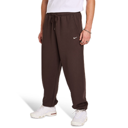 Men Pants - Nike Solo Swoosh Cuffed - Velvet Brown-Sail