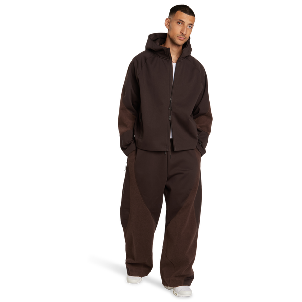 Nike Tech Hoodies Heren - Bruin - Maat M - Poly Woven