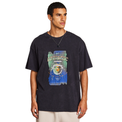 Men T-Shirts - Nike Peak - Black-Black