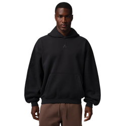 Men Hoodies - Jordan Brooklyn - Black-Dk Smoke Grey