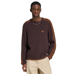Homme Sweats - adidas 3Stripe Knit - Aurora Coffee-Aurora Coffee