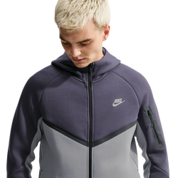 Men Track Tops - Nike Tech Colorblock - Gridiron-Stealth-Black
