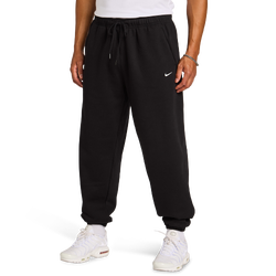 Uomo Pantaloni - Nike Solo Swoosh - Total Black-Sail
