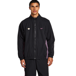 Herren Track Tops - Nike Tuned - Black-Black-Pinksicle