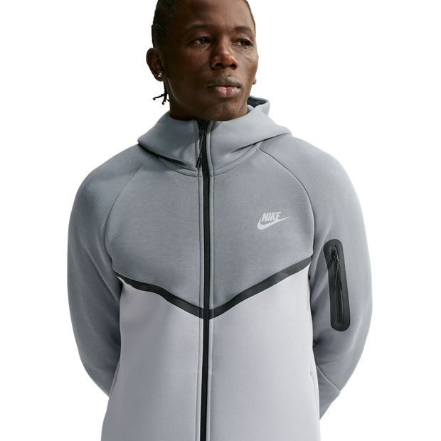Nike Gris Sweatshirt À Capuche Zippée Tech - Image 2