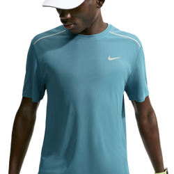 Heren T-Shirts - Nike Miler - Smokey Blue-Reflective Silv