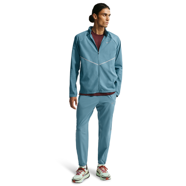 Nike Uomo Blu Miler - Pantaloni - Taglia M - Poly Woven