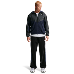 Men Jackets - Nike Miler - Black-Obsidian-White