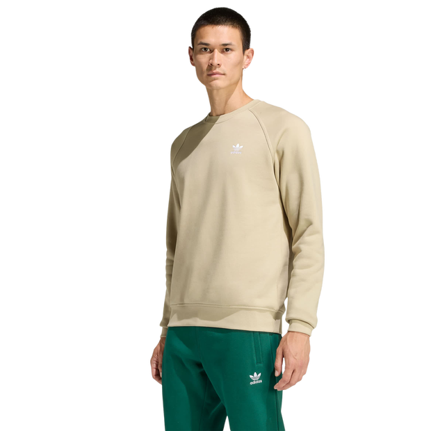 Adidas Trefoil Uomo - Felpe Beige - Taglia XS - Jersey di cotone