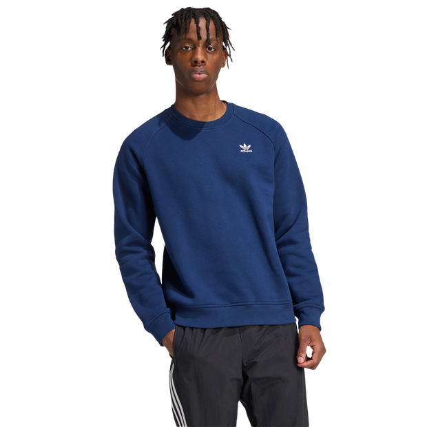 Adidas Trefoil Uomo - Felpe Blu - Taglia XS - Jersey di cotone