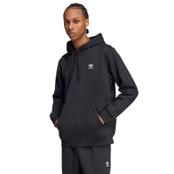 Uomo Hoodies - adidas Trefoil Essentials Loose Hoodie - Black-Black