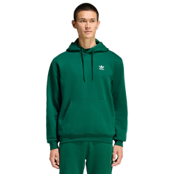 Uomo Hoodies - adidas Trefoil Essentials Loose Hoodie - Collegiate Green-Collegiate Green